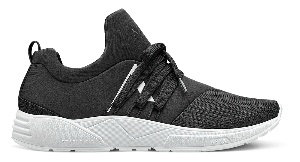 ARKK NOS Raven Mesh PET S-E15 | Jet Black White | Women Raven